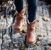 Myla - Waterproof Boots With Wool Lining Qinzaro