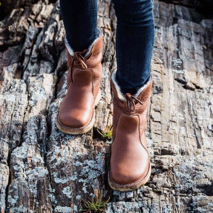 Myla - Waterproof Boots With Wool Lining Qinzaro