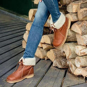 Myla - Waterproof Boots With Wool Lining Qinzaro