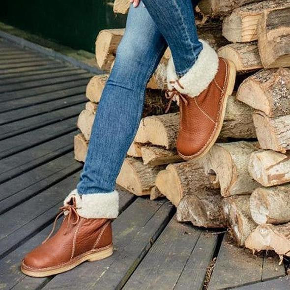 Myla - Waterproof Boots With Wool Lining Qinzaro