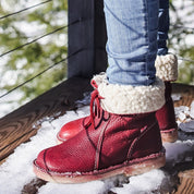 Myla - Waterproof Boots With Wool Lining Qinzaro