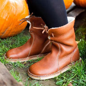 Myla - Waterproof Boots With Wool Lining Qinzaro