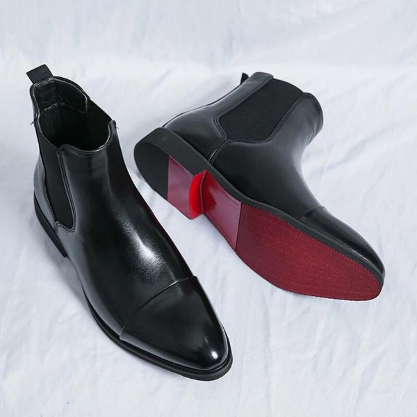 Stijlvolle enkellaarzen chelsea boots voor heren  - Max Jeecey