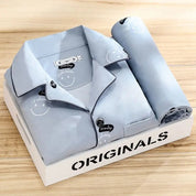 Pyjama set met overhemd en knoopsluiting - Rex Jeecey