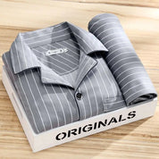 Pyjama set met overhemd en knoopsluiting - Rex Jeecey