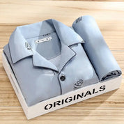 Pyjama set met overhemd en knoopsluiting - Rex Jeecey
