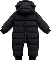 Warme en knusse baby winterromper met oortjes Jeecey