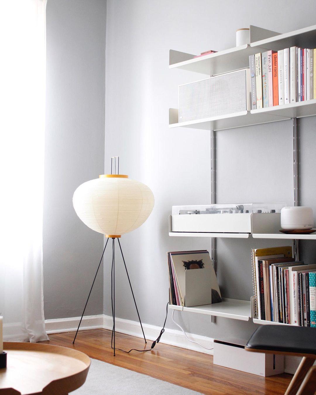 Rijstpapieren vloerlamp Jeecey