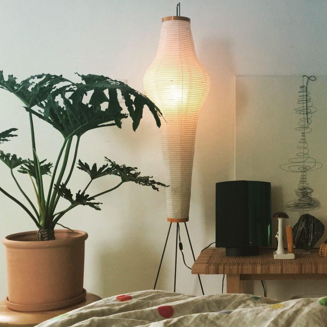Rijstpapieren vloerlamp Jeecey