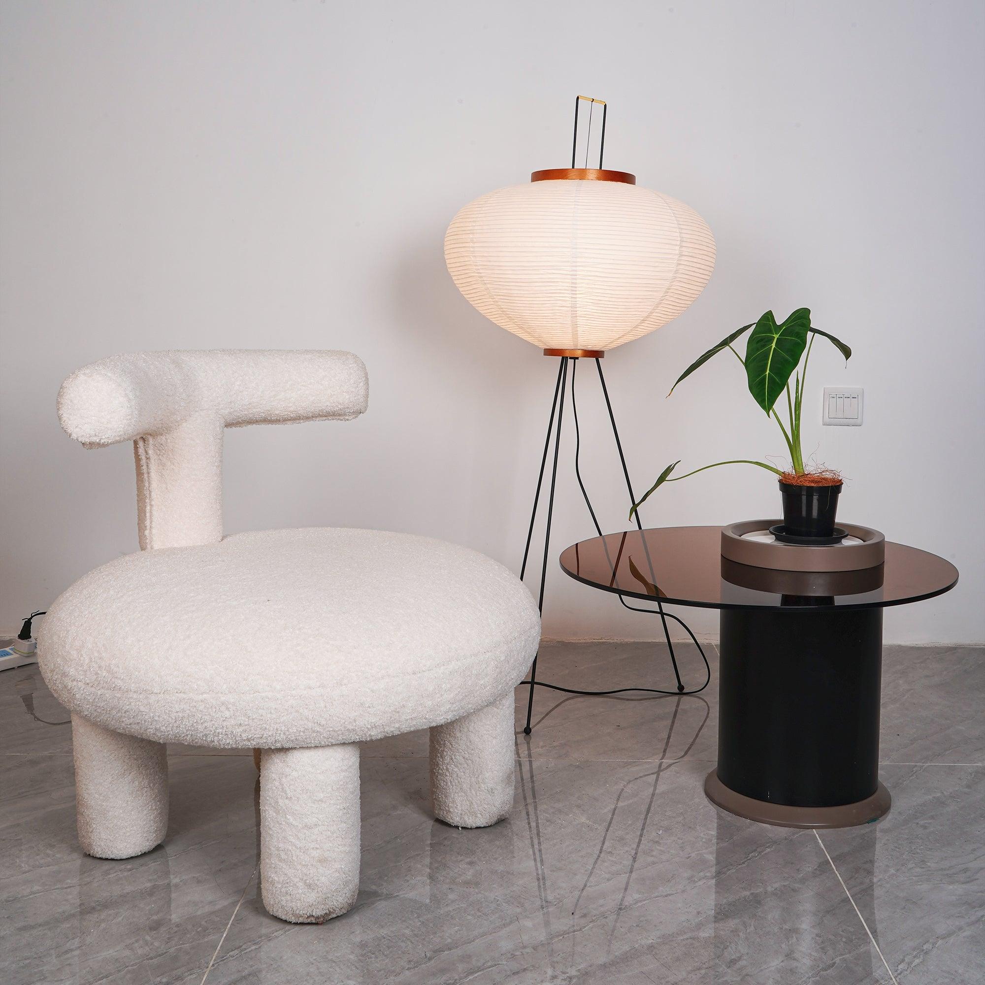 Rijstpapieren vloerlamp Jeecey
