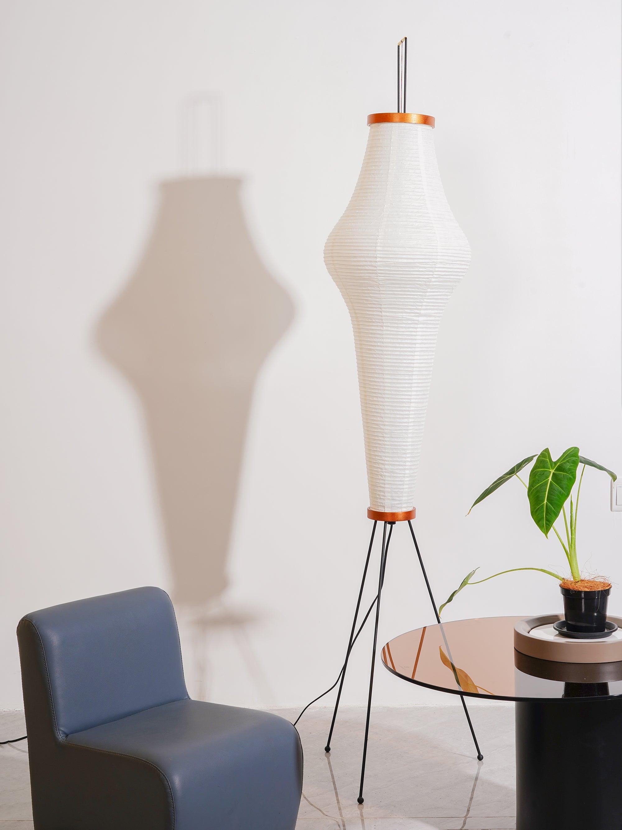 Rijstpapieren vloerlamp Jeecey