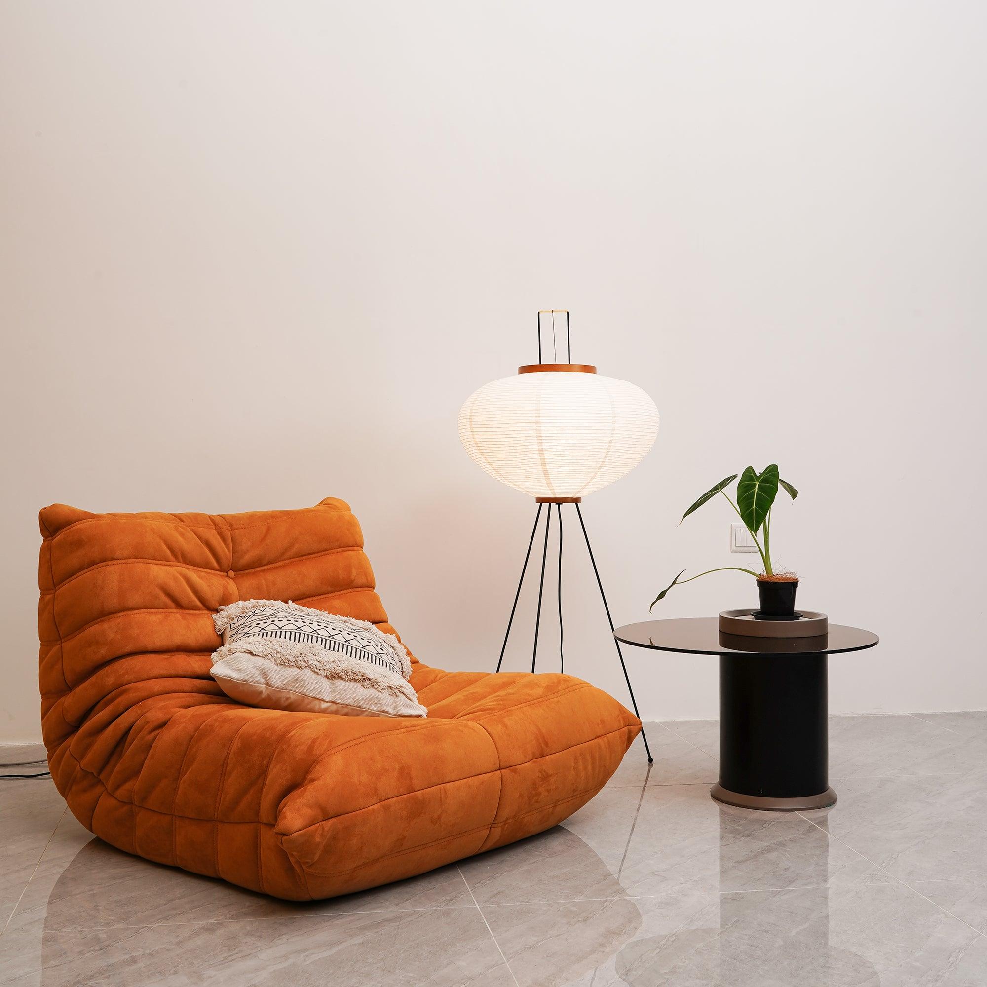 Rijstpapieren vloerlamp Jeecey