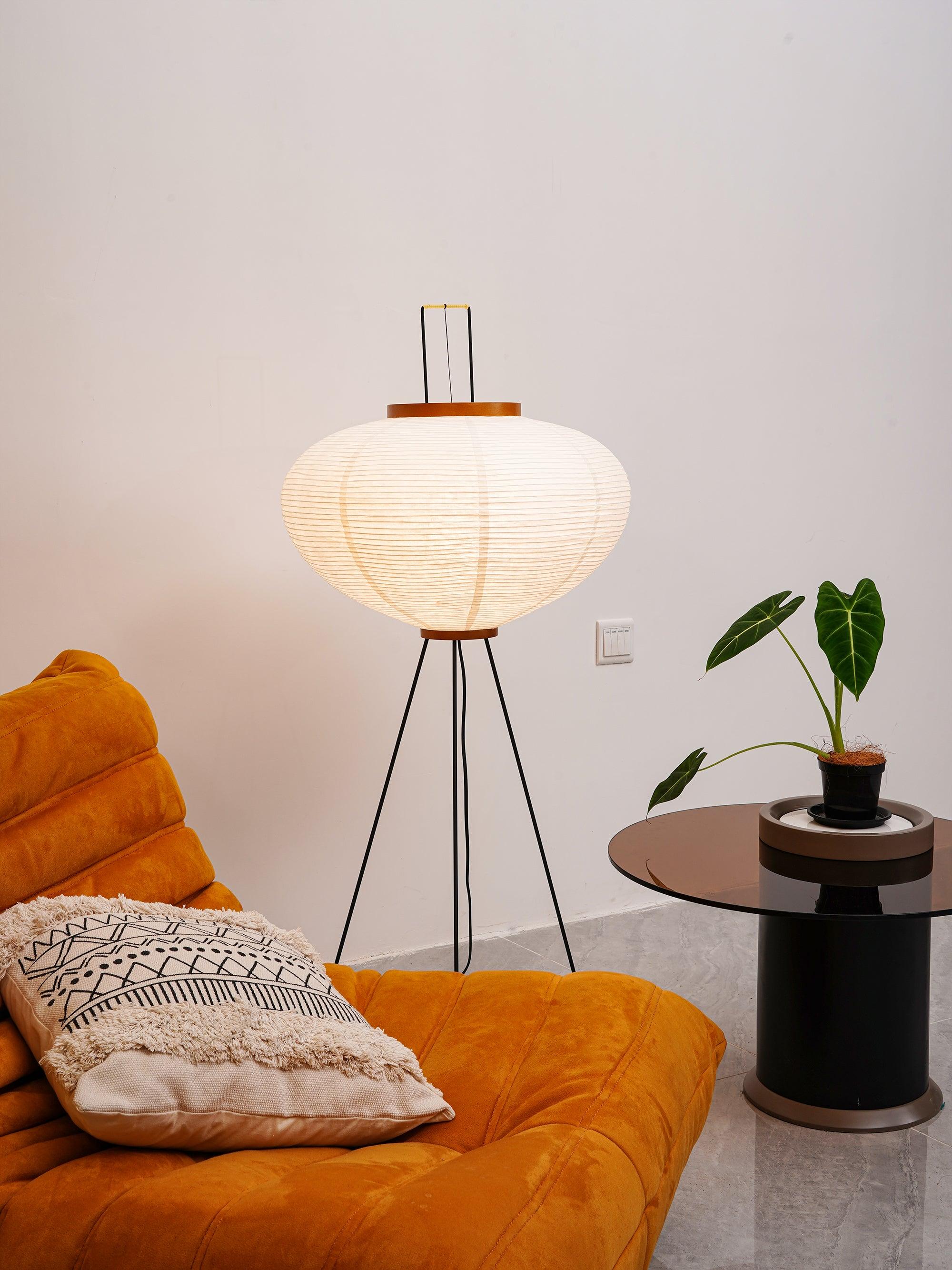 Rijstpapieren vloerlamp Jeecey