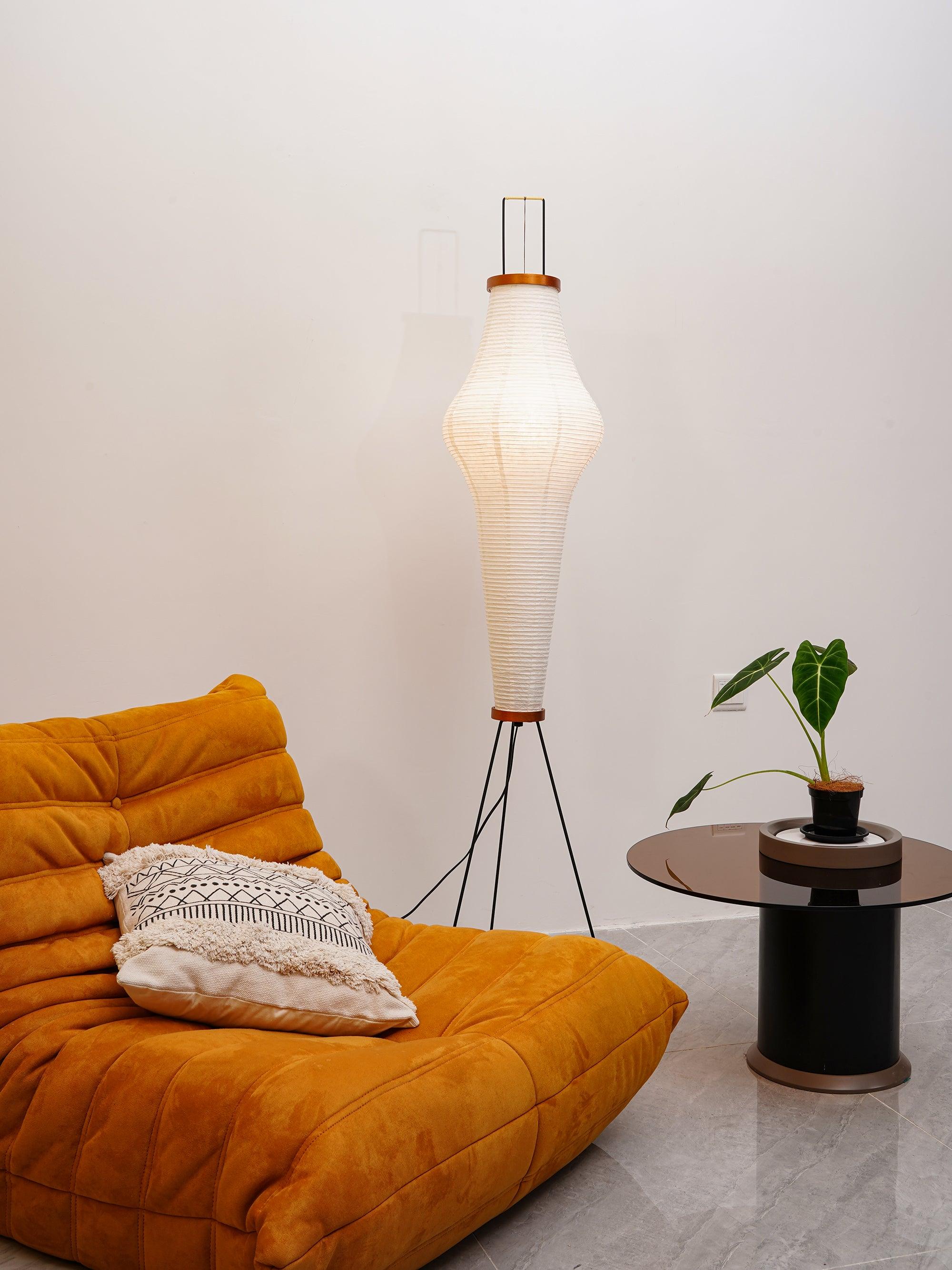 Rijstpapieren vloerlamp Jeecey