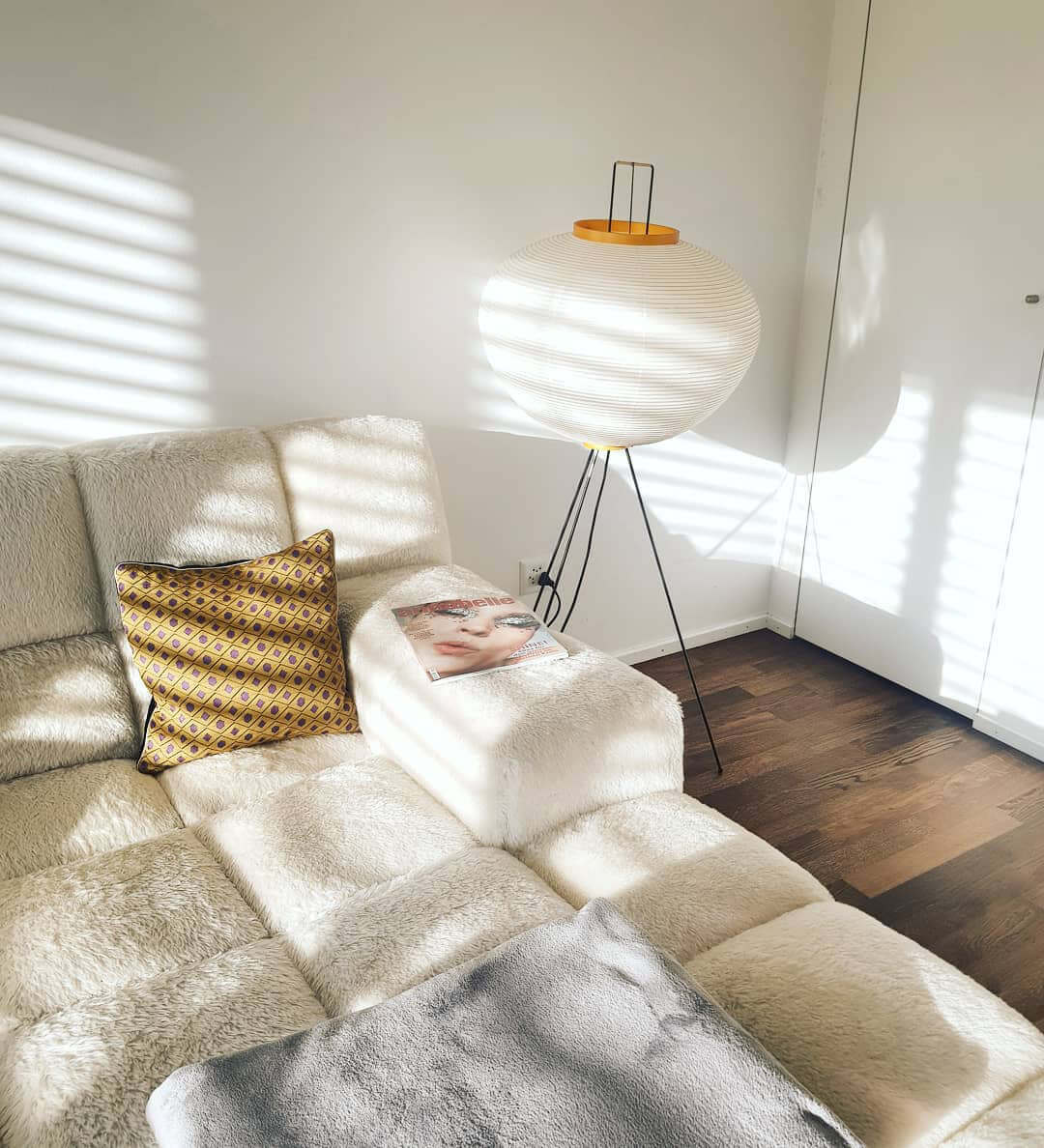 Rijstpapieren vloerlamp Jeecey