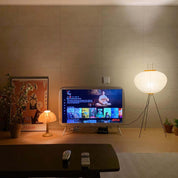 Rijstpapieren vloerlamp Jeecey