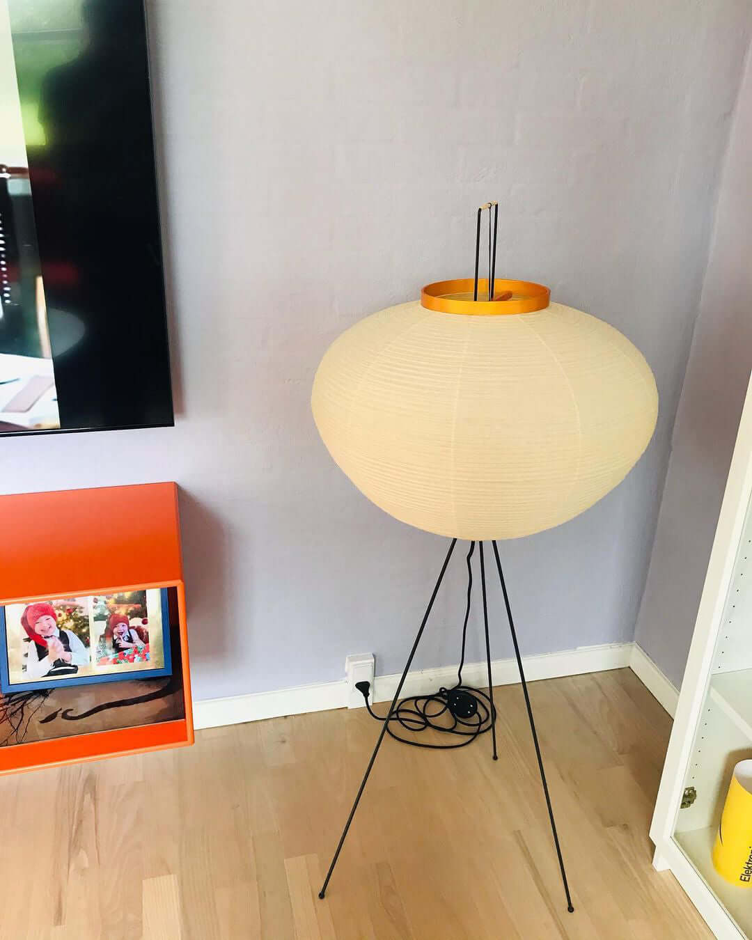 Rijstpapieren vloerlamp Jeecey