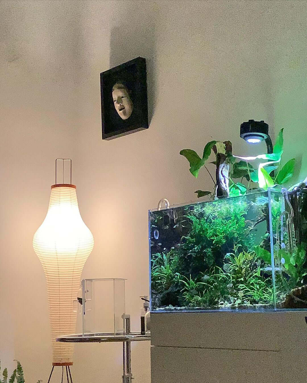Rijstpapieren vloerlamp Jeecey
