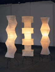 Rijstpapieren vloerlamp Jeecey