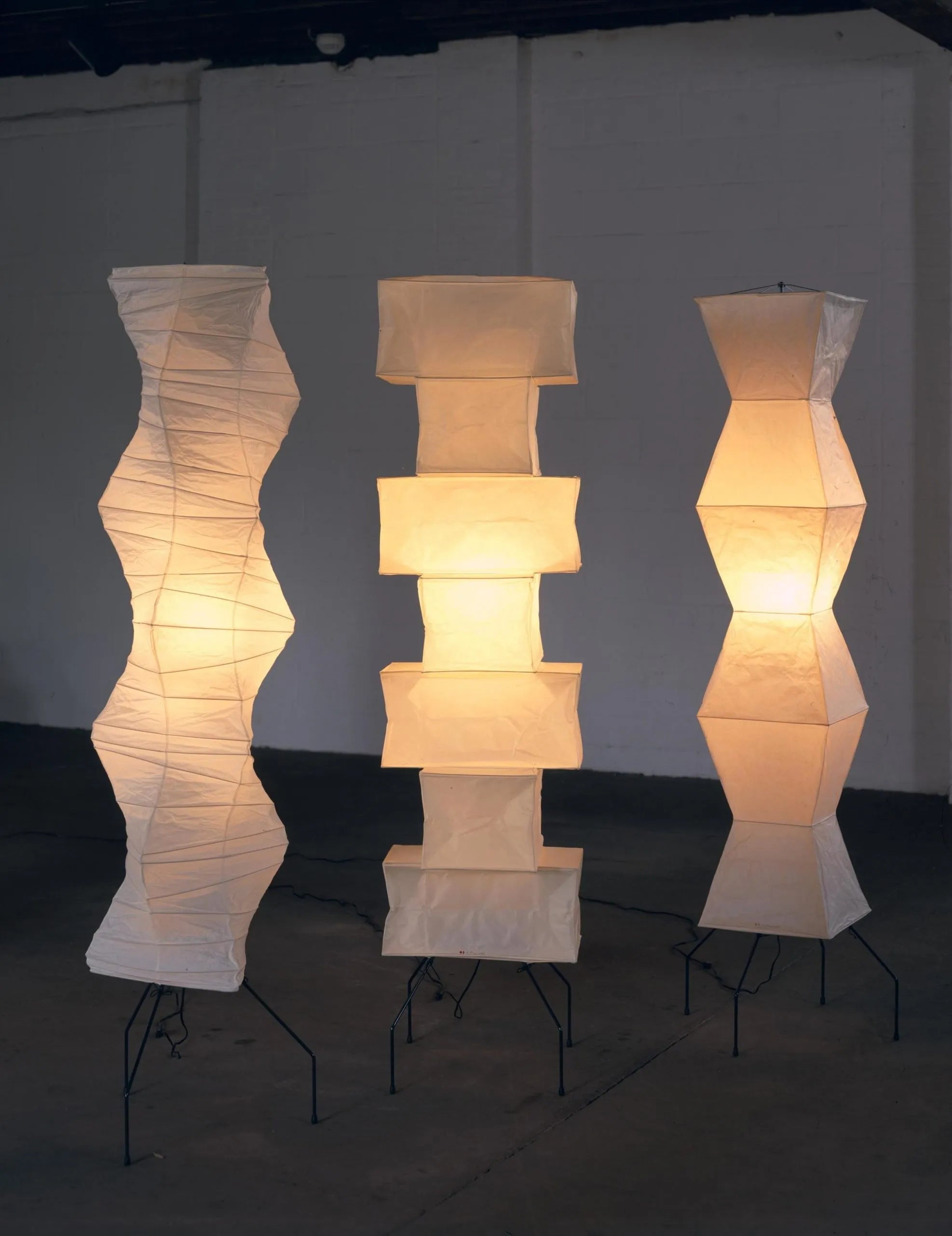 Rijstpapieren vloerlamp Jeecey