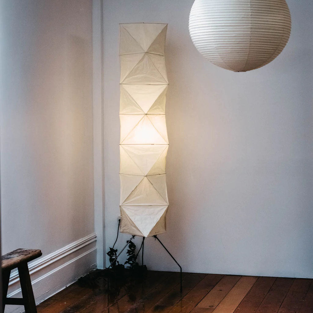 Rijstpapieren vloerlamp Jeecey
