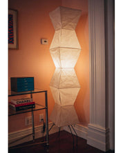 Rijstpapieren vloerlamp Jeecey
