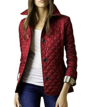 Women's High Collar Quilted Jacket Lucy-melbourne