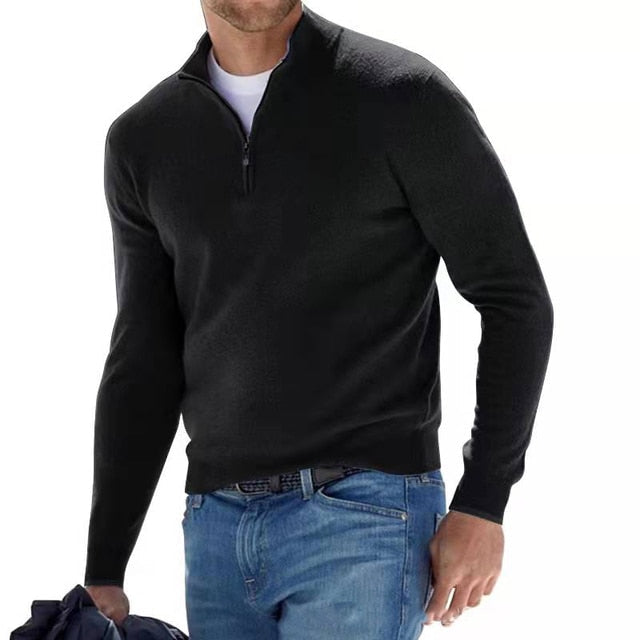Trui pullover met V-hals voor heren - Thomas Jeecey