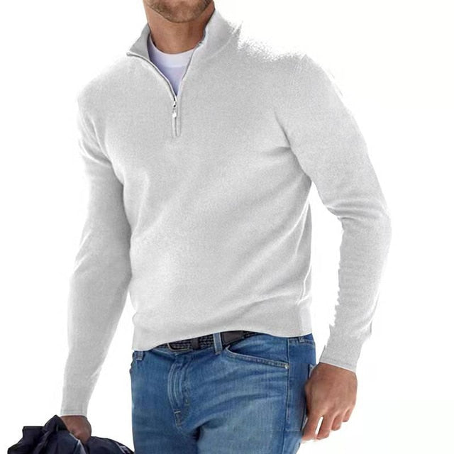 Trui pullover met V-hals voor heren - Thomas Jeecey
