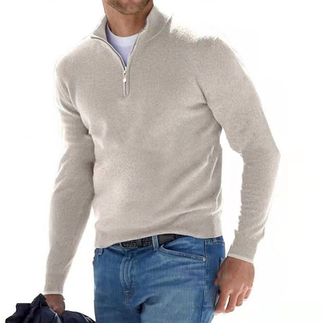 Trui pullover met V-hals voor heren - Thomas Jeecey
