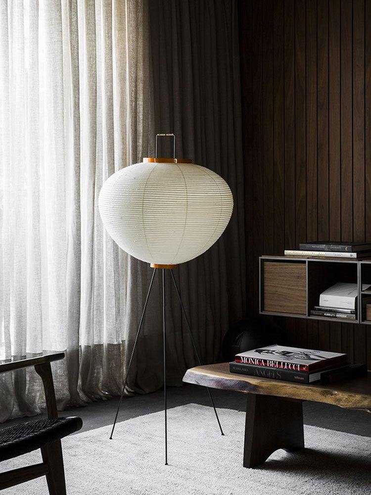 Rijstpapieren vloerlamp Jeecey