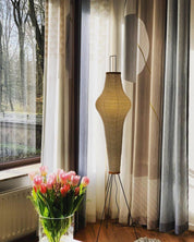 Rijstpapieren vloerlamp Jeecey