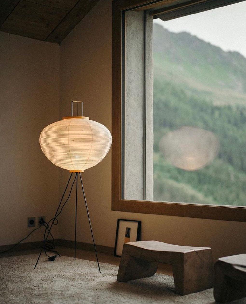 Rijstpapieren vloerlamp Jeecey