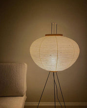 Rijstpapieren vloerlamp Jeecey
