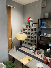Rijstpapieren vloerlamp Jeecey