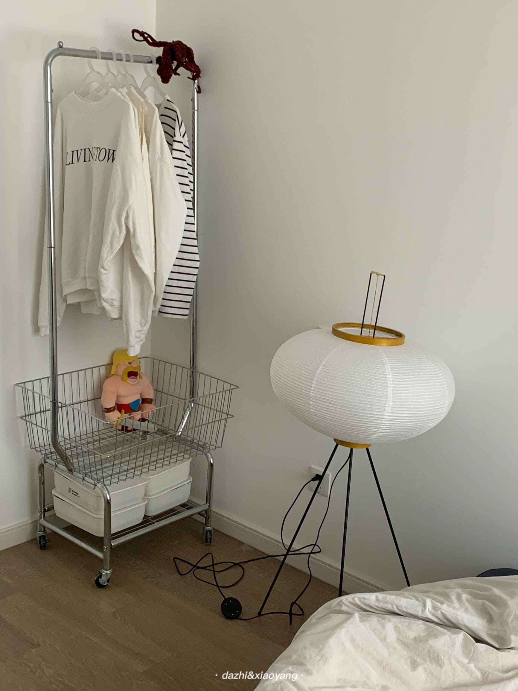 Rijstpapieren vloerlamp Jeecey