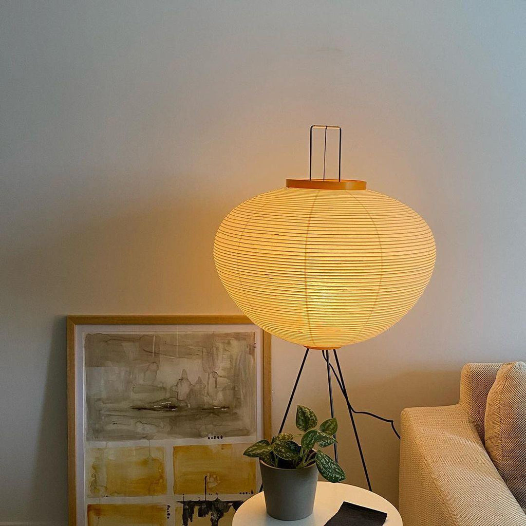 Rijstpapieren vloerlamp Jeecey