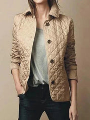 Women's High Collar Quilted Jacket Lucy-melbourne