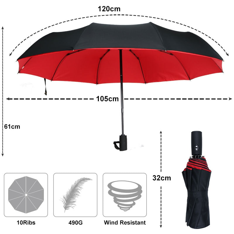 Windbestendige Stormparaplu Jeecey