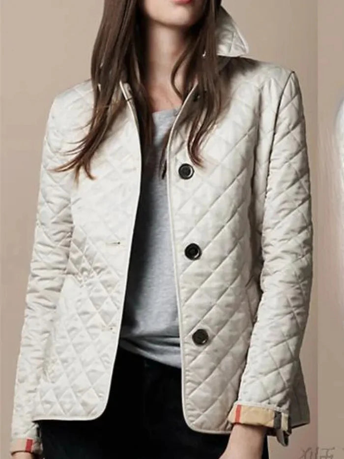 Women's High Collar Quilted Jacket Lucy-melbourne