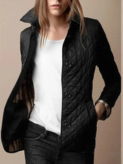 Women's High Collar Quilted Jacket Lucy-melbourne