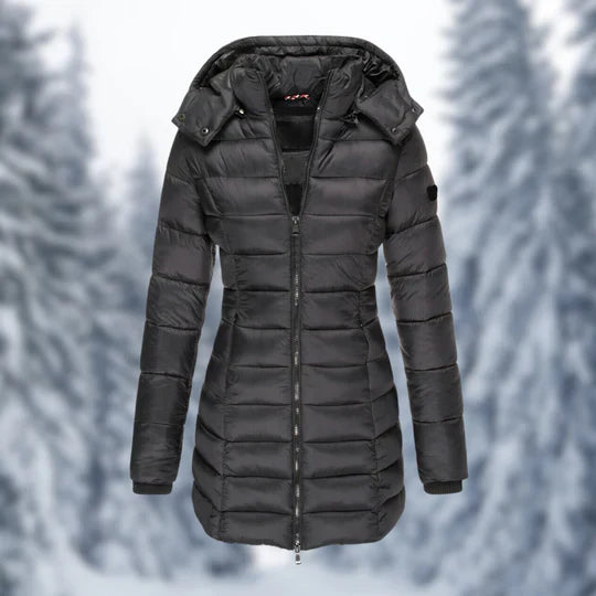 Waterdichte halflange winterjas voor dames - Garin Jeecey