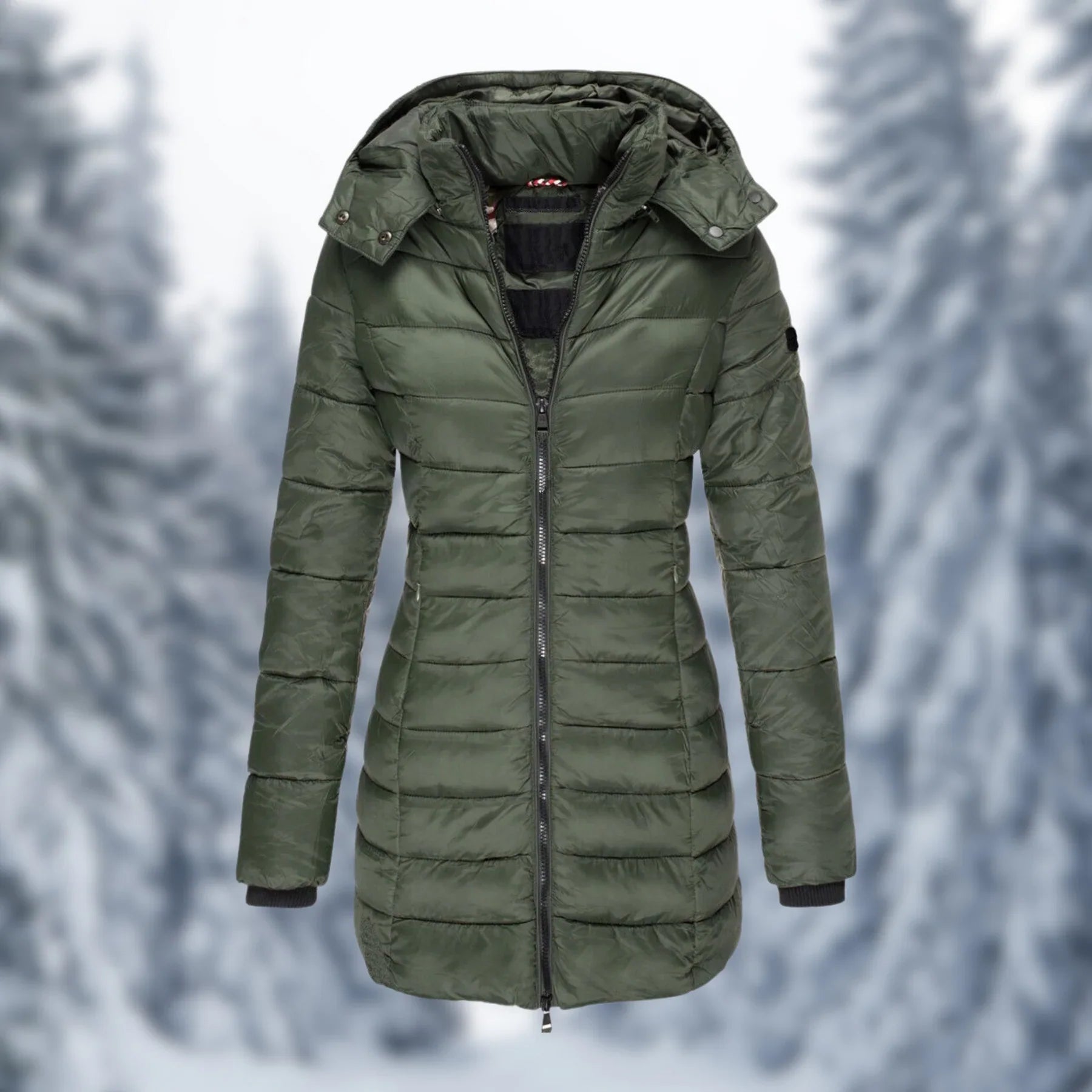 Waterdichte halflange winterjas voor dames - Garin Jeecey