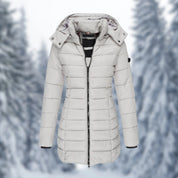 Waterdichte halflange winterjas voor dames - Garin Jeecey