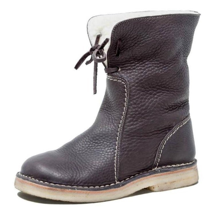 Myla - Waterproof Boots With Wool Lining Qinzaro