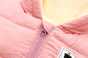 Warme en knusse baby winterromper met oortjes Jeecey