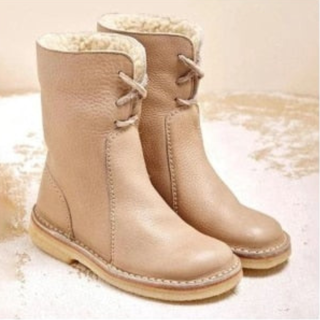 Myla - Waterproof Boots With Wool Lining Qinzaro