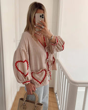 Vintage Heart Pocket Blouse women Lucy-melbourne