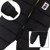 Warme en knusse baby winterromper met oortjes Jeecey