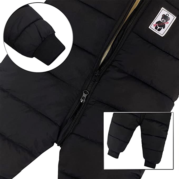 Warme en knusse baby winterromper met oortjes Jeecey